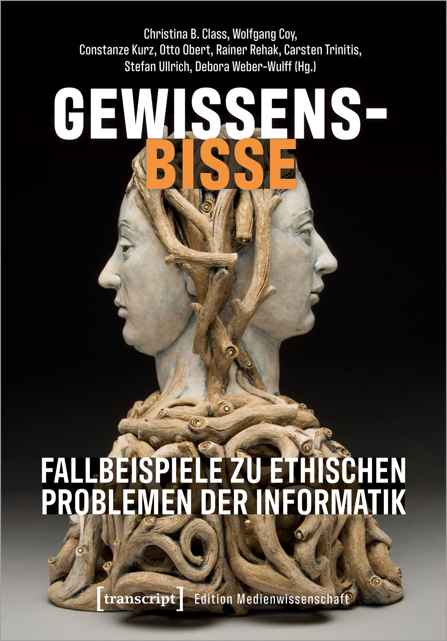 Gewissensbisse: Cover illustration, mit Januskopf